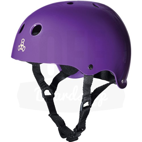 Capacete Triple Eight Brainsaver Glossy Purple-G/GG