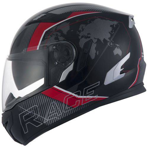Capacete Zeus 813 Race AN10 Black/Red - Special Edition