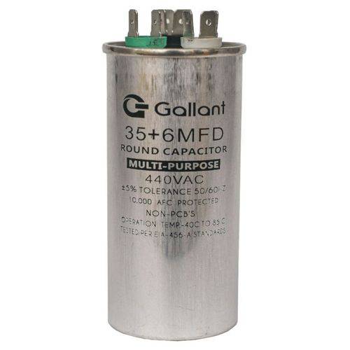 Capacitor Cbb65 Gallant 35+6mf +-5% 440 Vac Gcp35d06a-ix440