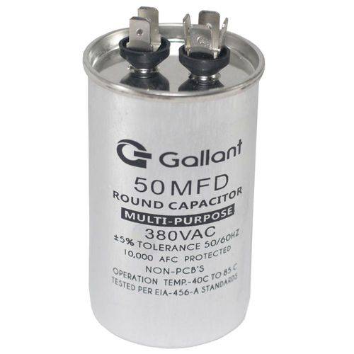 Capacitor CBB65 Gallant 50MF +-5% 380 VAC GCP50S00A-IX380