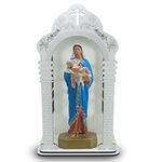 Capela 60 Cm com Imagem de Nossa Senhora do Bom Parto Inquebrável