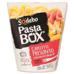 Capeletti de Presunto com Parmesão Pasta Box Sodebo 310g