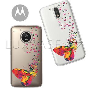 Capinha - Borboletas Coloridas - Motorola Moto C Plus