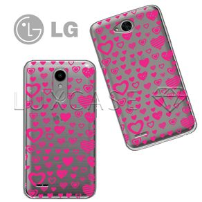 Capinha - Corações Rosa - LG LG G7 ThinQ