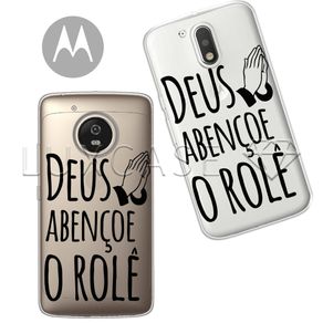 Capinha - Deus Abençoe o Rolê - Motorola Moto C Plus