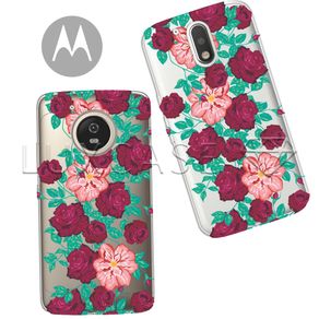 Capinha - Floral - Motorola Moto C Plus