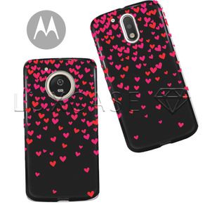 Capinha - Mini Corações - Black - Motorola Moto C Plus