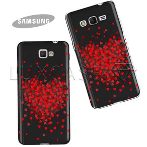 Capinha - Mini Corações - Black - Samsung Galaxy A10