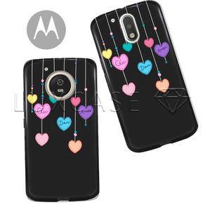 Capinha - Mobile Corações - Black - Motorola Moto C Plus