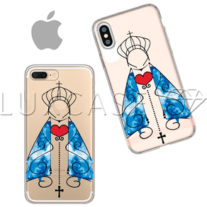 Capinha - Nossa Senhora Manto Azul - Apple IPhone 4 / 4s