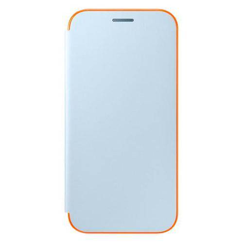 Capinha para Galaxy A5 2017 Samsung Neon Flip Cover Ef-fa520plegww - Azul/laranja