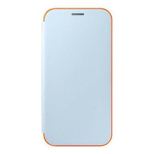 Capinha para Galaxy A5 2017 Samsung Neon Flip Cover Ef-fa720plegww - Azul/laranja