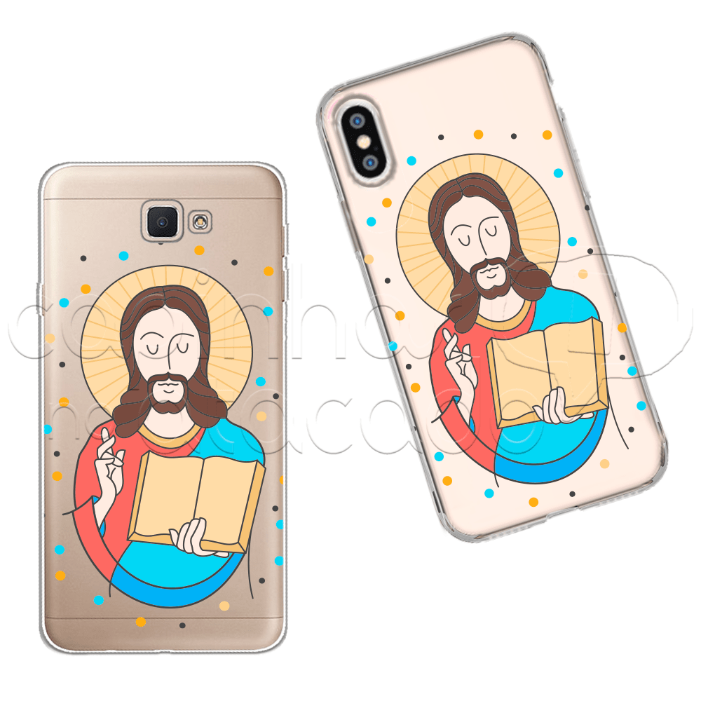 Capinha Personalizada - Jesus Cartoon Galaxy J2 Prime