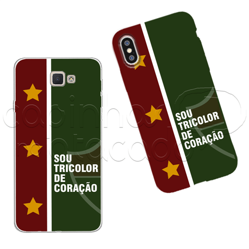 Capinha Personalizada - Tricolor de Coração Galaxy J2 Prime