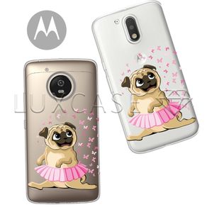 Capinha - Pug Ballet - Motorola Moto C Plus