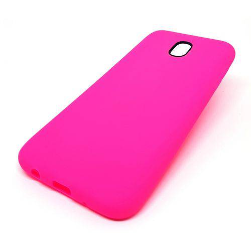 Capinha Silicone Color para Samsung Galaxy J5 Pro Rosa Pink
