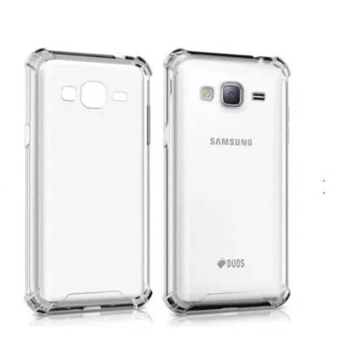 Capinha Silicone Transparente Antichoque Samsung J5 J500
