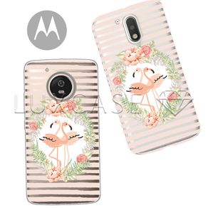 Capinha - Sweet Flamingos - Motorola Moto C Plus