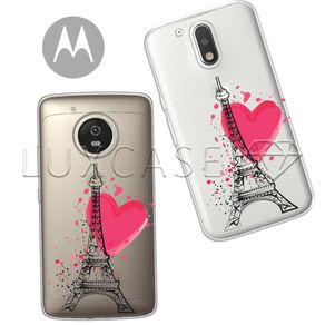 Capinha - Torre Eiffel - Motorola Moto C Plus