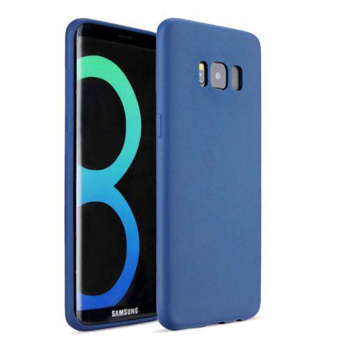 Capinha Tpu Soft Color para Samsung Galaxy S8 Plus Azul