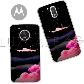 Capinha - Viagens Aviao e Noite - Motorola Moto C Plus