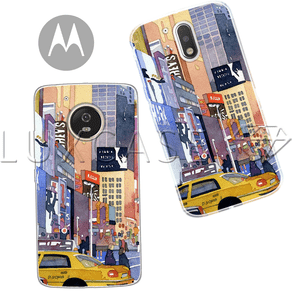 Capinha - Viagens Paisagem New York - Motorola Moto C Plus