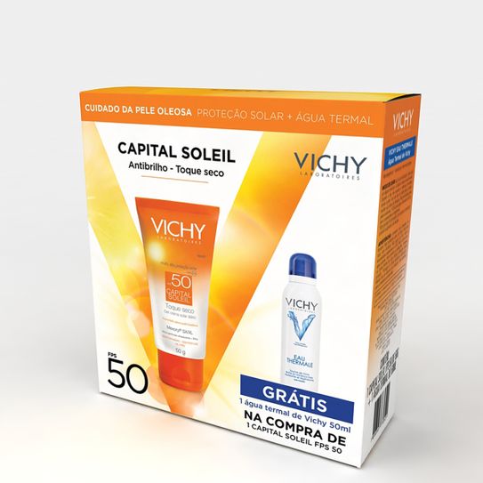 Capital Soleil Vichy Fps50 50g Grátis Água Termal Vichy 50ml
