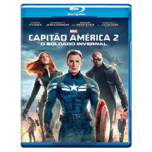 Capitão América 2, o Soldado Invernal - Blu Ray / Ação