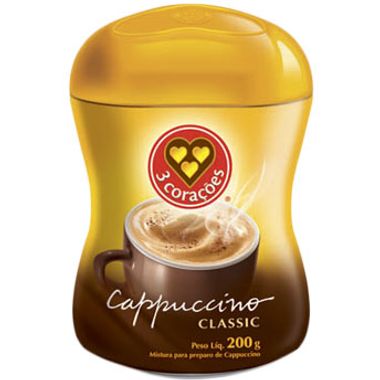 Cappuccino Classic 3 Corações 200g