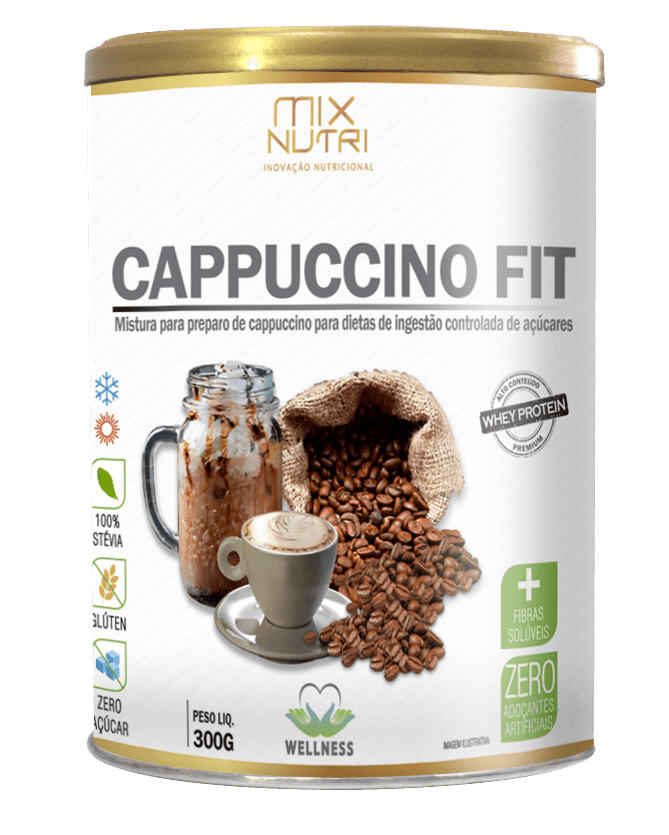 Cappuccino Fit 300g - Mix Nutri