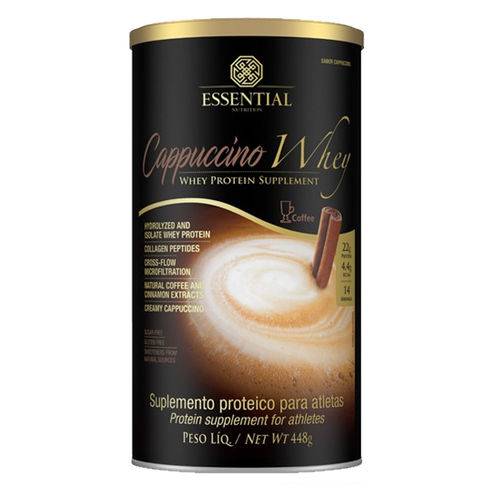 Cappuccino Whey Lata 448g Essential
