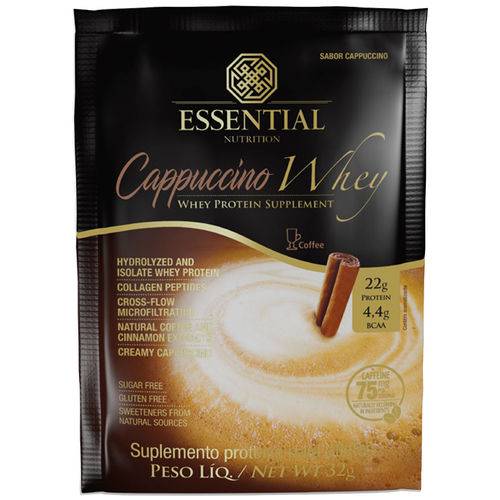 Cappuccino Whey (sachê de 32g) - Essential Nutrition