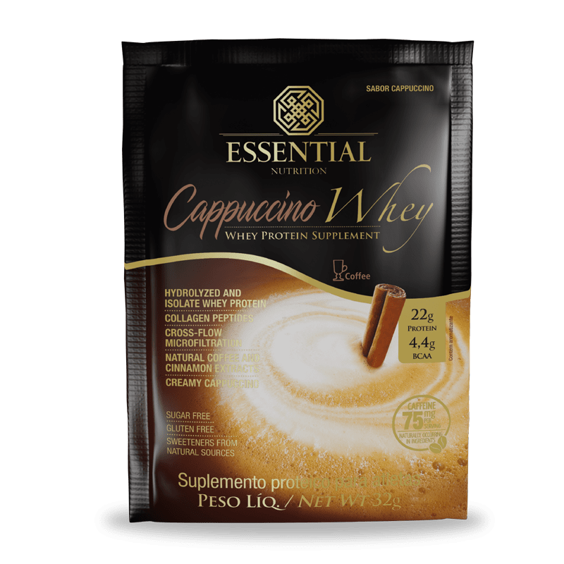 Cappuccino Whey (Sachê-32g) Essential Nutrition