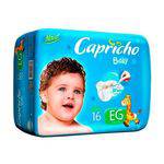 Capricho Baby Prática Fralda Infantil Xg C/16 (kit C/03)