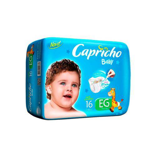 Capricho Baby Prática Fralda Infantil Xg C/16