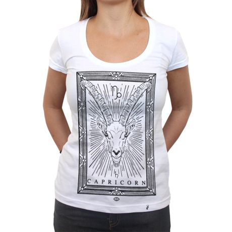 Capricorn - Camiseta Clássica Feminina
