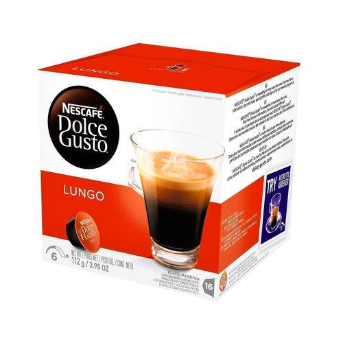 Capsula Cafe Lungo Dolce Gusto 112gr C/16 Unidades