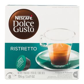 Cápsula de Café Dolce Gusto Ristretto Ardenza Nescafé Nestlé 112g