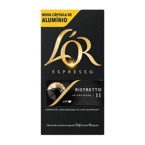 Cápsula de Café Ristretto Lór Espresso 52g com 10 Unidades