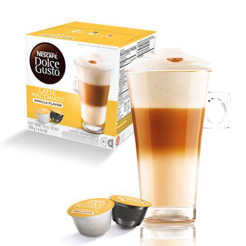 Cápsula Nescafé Dolce Gusto Latte Macchiato Vanilla – 16 Cápsulas - Nestlé