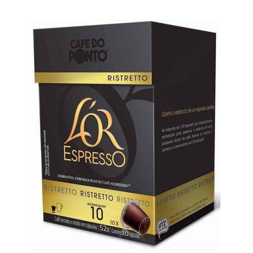 Cápsulas Compatíveis Nespresso Café do Ponto Lor Ristretto 10 Un