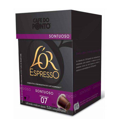 Cápsulas Compatíveis Nespresso Café do Ponto Lor Sontuoso 10 Un