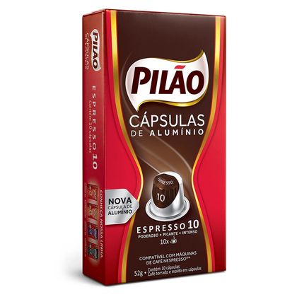 Cápsulas Pilão Espresso 10 10 Un