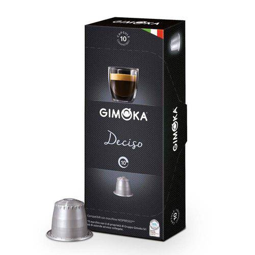 Cápsulas de Café Compatíveis com Nespresso Espresso Gimoka Deciso - 10 Un.