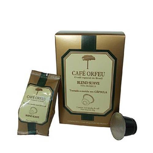 Cápsulas de Café Compatíveis com Nespresso® Orfeu Blend Suave - 10 Cápsulas