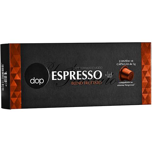 Cápsulas de Café Dop Expresso Blend Frutatto - 10 Cápsulas (Compatível Nespresso)