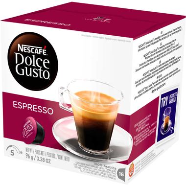 Cápsulas de Café Espresso Nescafé Dolce Gusto 96g