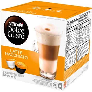 Cápsulas de Café Latte Macchiato Nescafé Dolce Gusto 194,4g