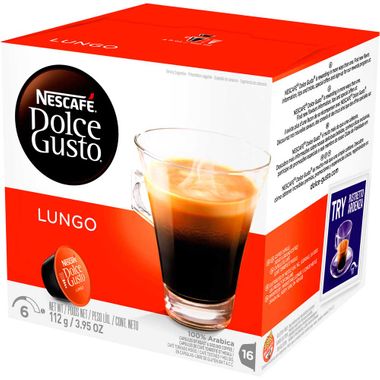 Cápsulas de Café Lungo Nescafé Dolce Gusto 112g