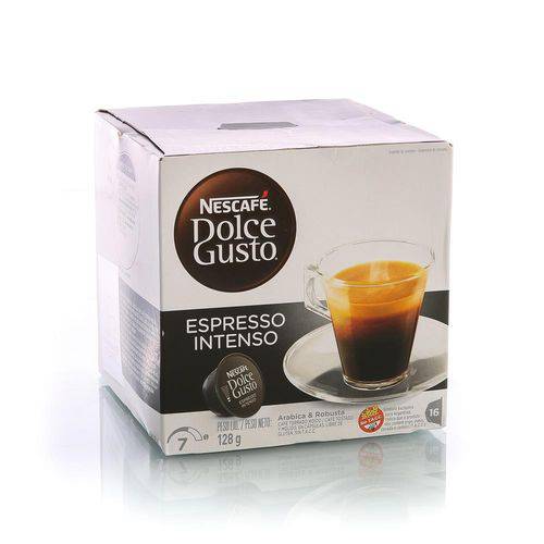 Cápsulas de Café Nescafé Dolce Gusto Espresso Intenso 128g